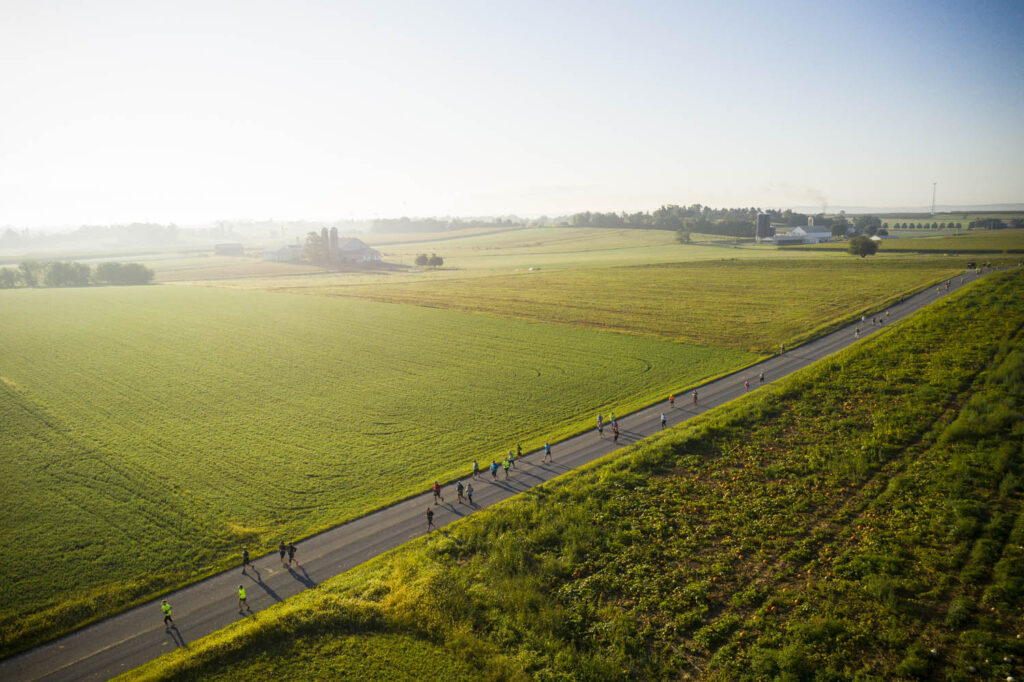 Aerial View of BIH Half Marathon